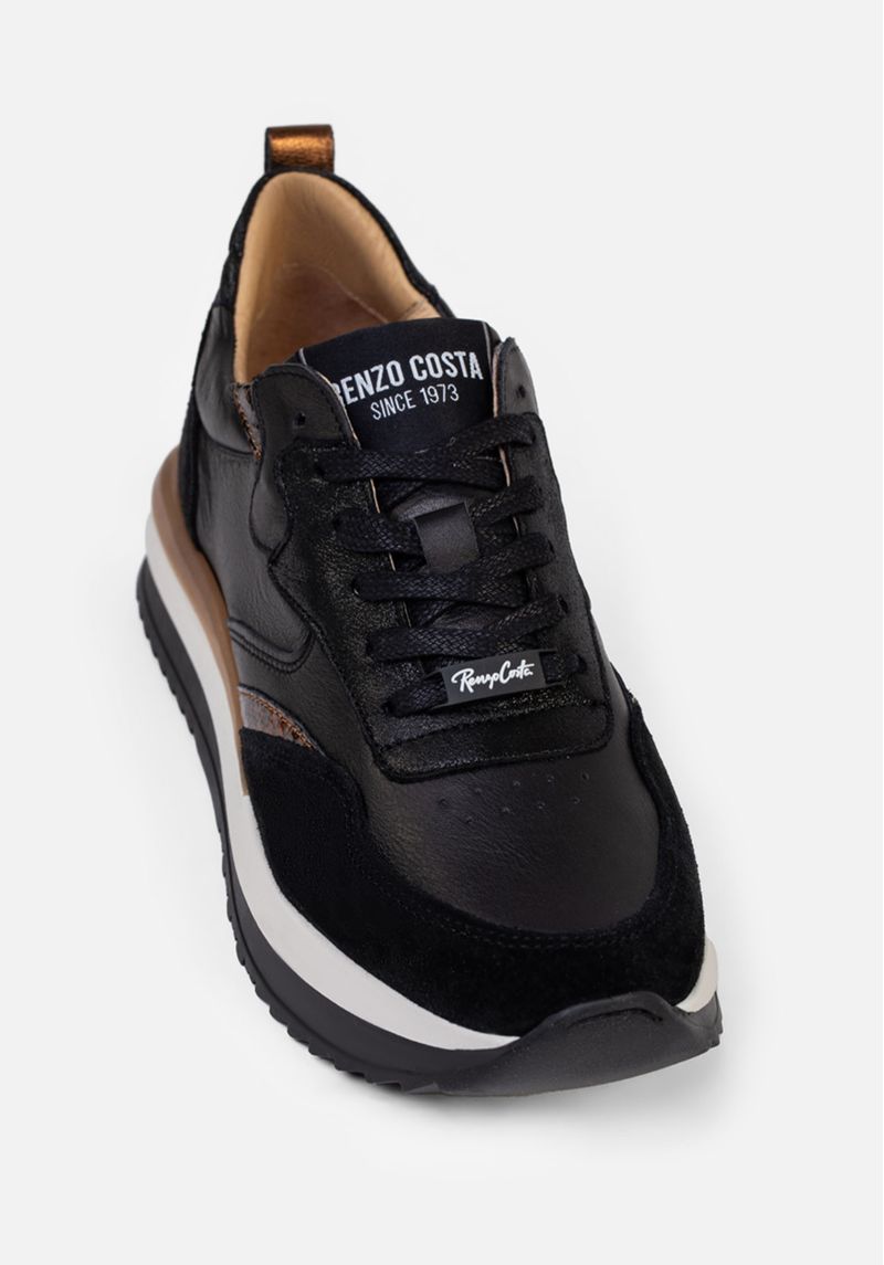 SNEAKERS BLACK & CROCO - Imagen 4