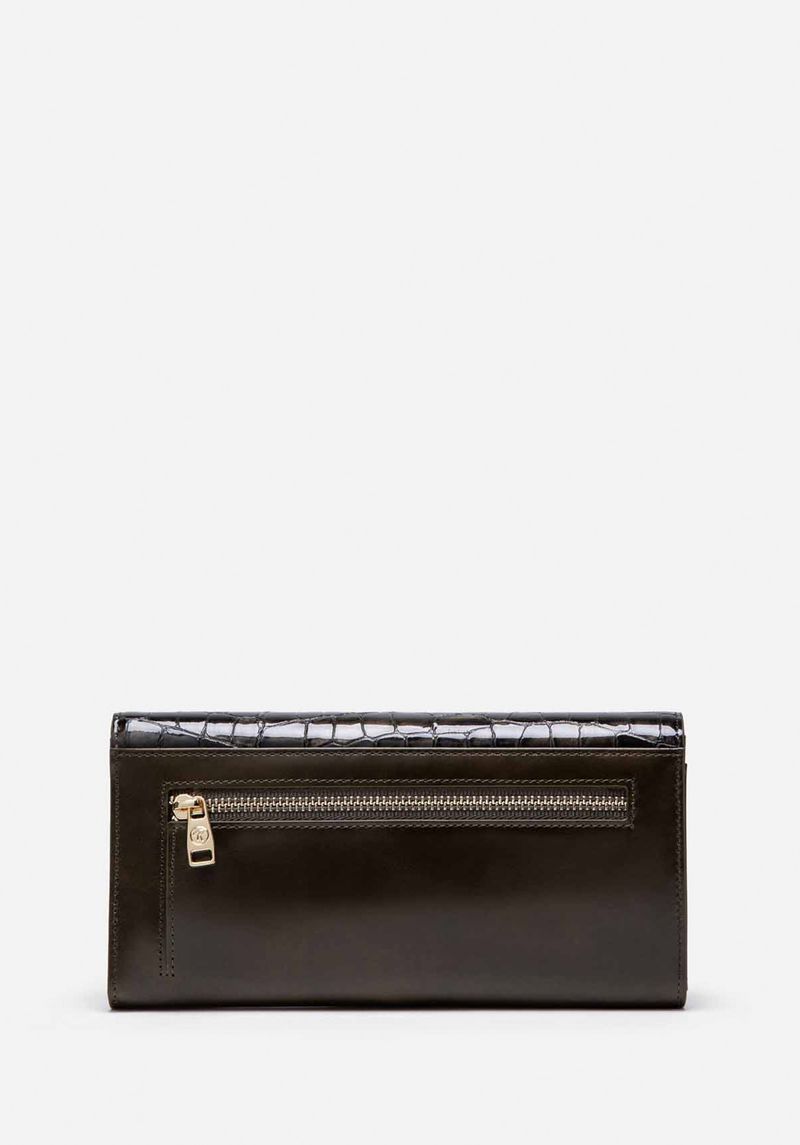 BILLETERA CROCO LUXE CLUTCH - Imagen 2